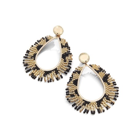 Boucles doreilles Maya Tigre | Perles Miyuki | Belle mais pas que