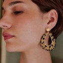 Boucles doreilles Maya Tigre | Perles Miyuki | Belle mais pas que
