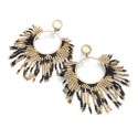 Boucles doreilles Isla Tigre | Perles Miyuki | Belle mais pas que