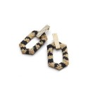 Boucles doreilles Cléa Tigre | Perles Miyuki | Belle mais pas que