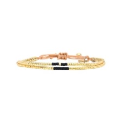 Bracelet Black édition Lya | Perles Miyuki | Belle mais pas que