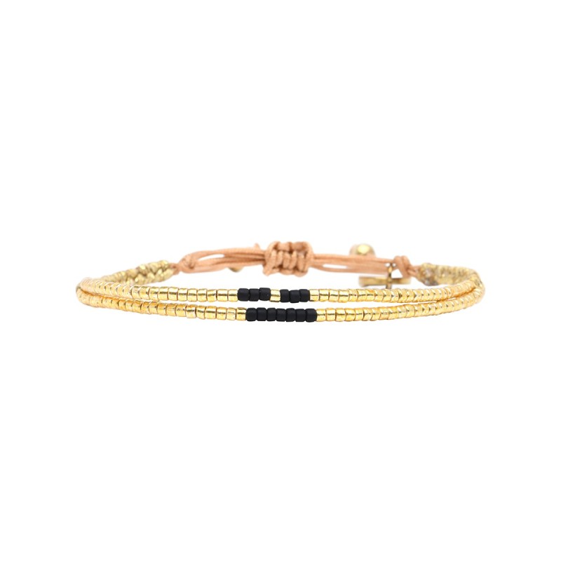 Bracelet Black édition Lya | Perles Miyuki | Belle mais pas que