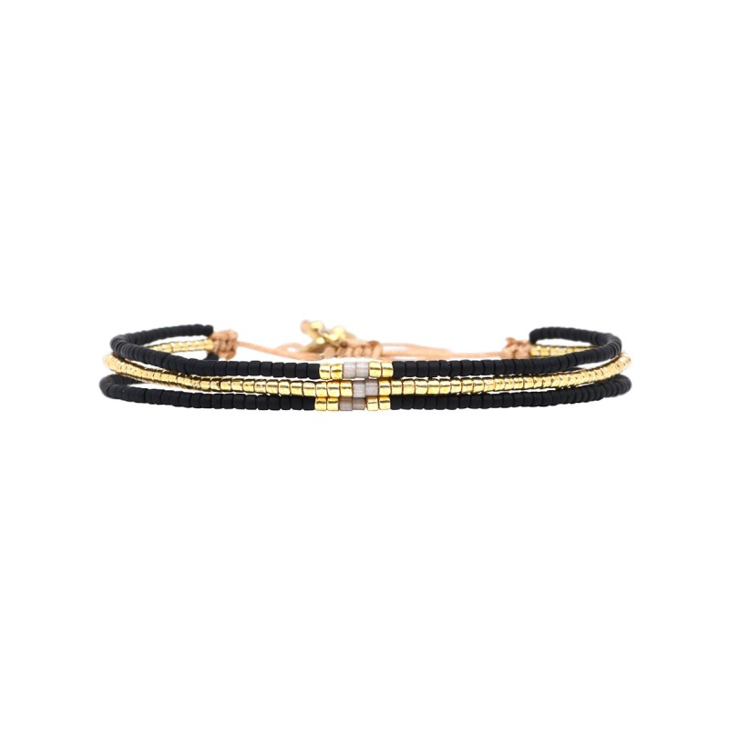 Bracelet Black édition Mia | Perles Miyuki | Belle mais pas que