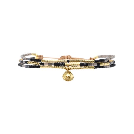 Bracelet Black édition Anaïs | Perles Miyuki | Belle mais pas que