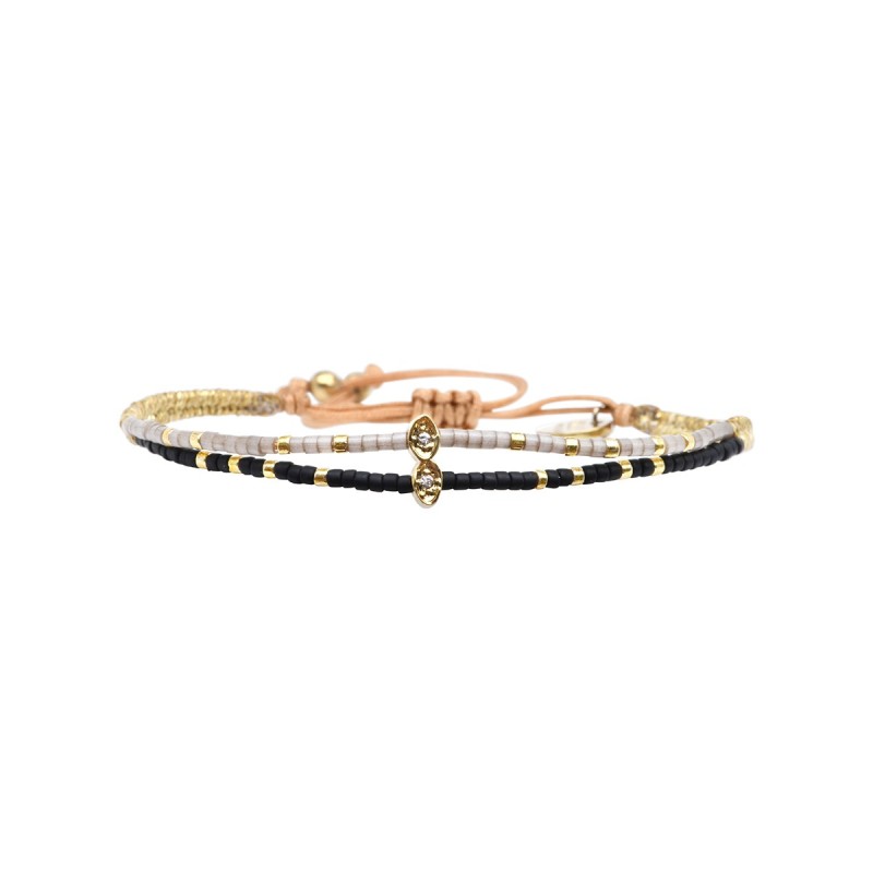 Bracelet Black édition Ella | Perles Miyuki | Belle mais pas que