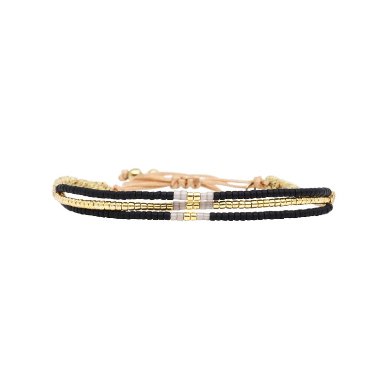 Bracelet Black édition Romy | Perles Miyuki | Belle mais pas que