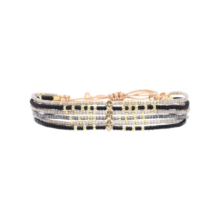 Bracelet Aya Black édition | Perles Miyuki | Belle mais pas que