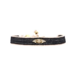 Bracelet Aaya Black édition | Perles Miyuki | Belle mais pas que