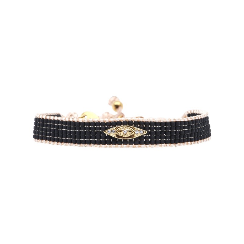 Bracelet Aaya Black édition | Perles Miyuki | Belle mais pas que
