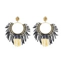 Boucles doreilles Isla Black édition | Perles Miyuki | Belle mais pas que