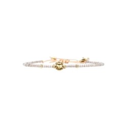 Bracelet Hizya champagne | Perles Miyuki