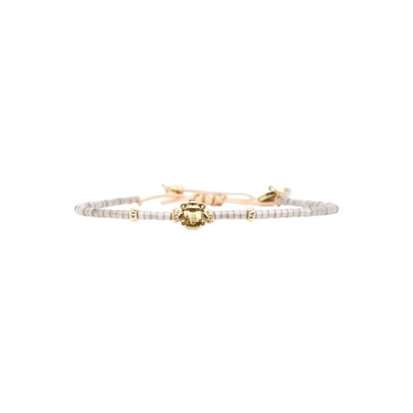 Bracelet Hizya champagne | Perles Miyuki