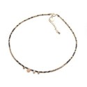 Collier Gabrielle spinelle noir | Pierres naturelles | Belle mais pas que