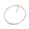 Collier Gabrielle saphir & tourmaline bleue | Belle mais pas que
