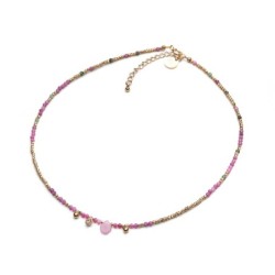 Collier Gabrielle rubis & rubis zoïste | Belle mais pas que