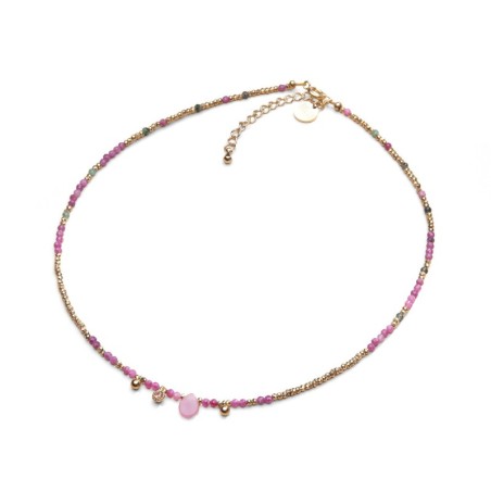 Collier Gabrielle rubis & rubis zoïste | Belle mais pas que