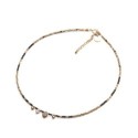 Collier Gabrielle spinelle noir & zircon jaune | Belle mais pas que