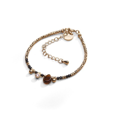 Bracelet Gabrielle spinelle noir | Pierres naturelles | Belle mais pas que