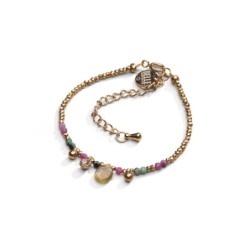 Bracelet Gabrielle rubis & rubis zoïste | Belle mais pas que